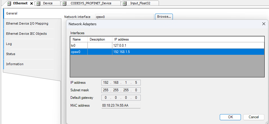 Profinet slave w sterownikach AX-3