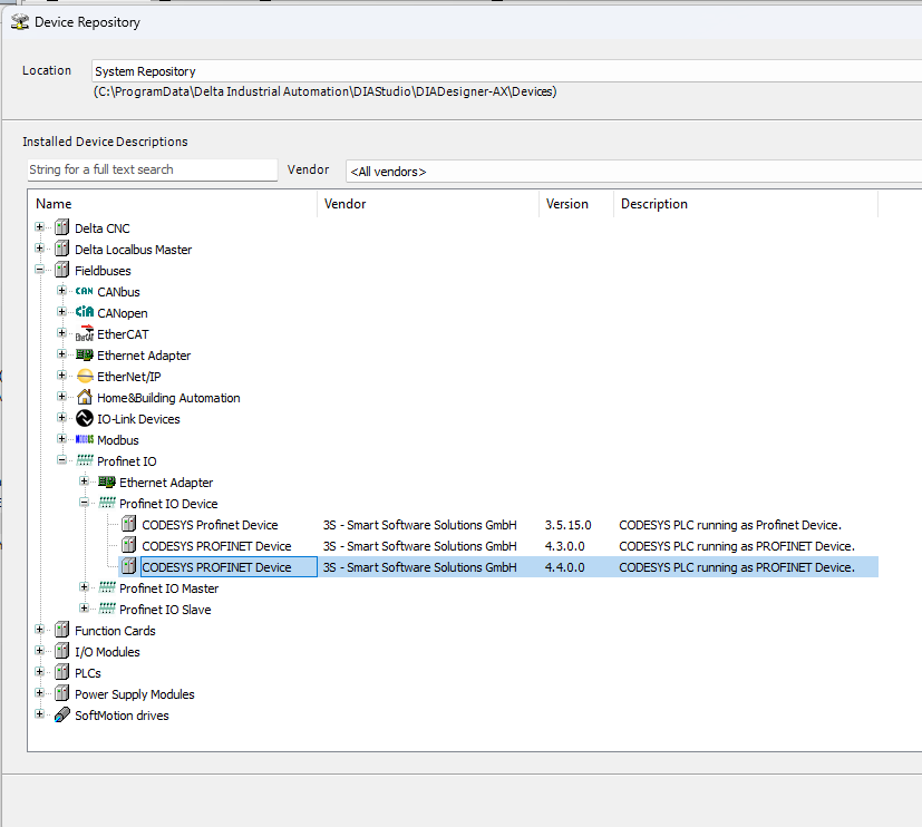 Profinet slave w sterownikach AX-3_8