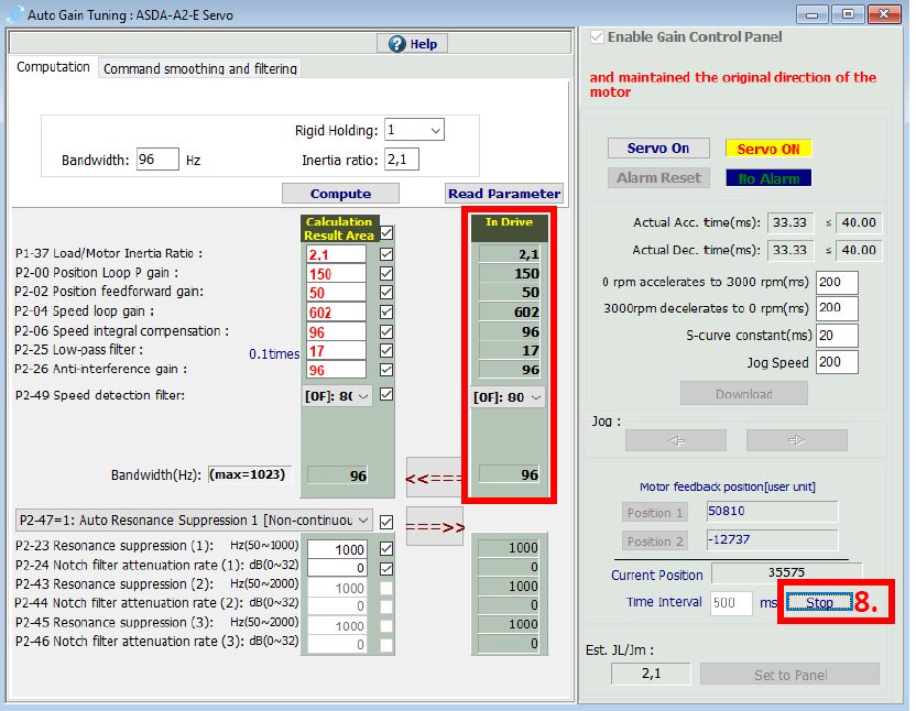 autotuning serwonapędów A2_10 autotuning serwonapędów A2_10