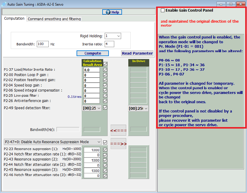 autotuning serwonapędów A2_2 autotuning serwonapędów A2_2