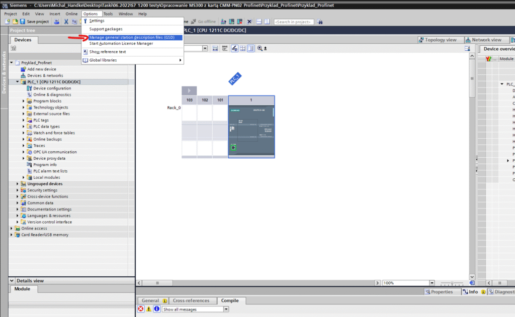 profinet w falownikach C2000+_3