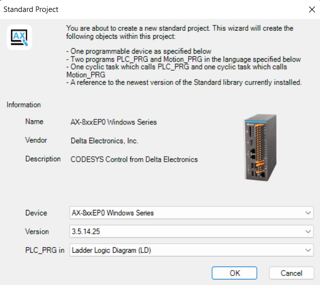 38 Jak stworzyć projekt na sterowniku AX-8_3