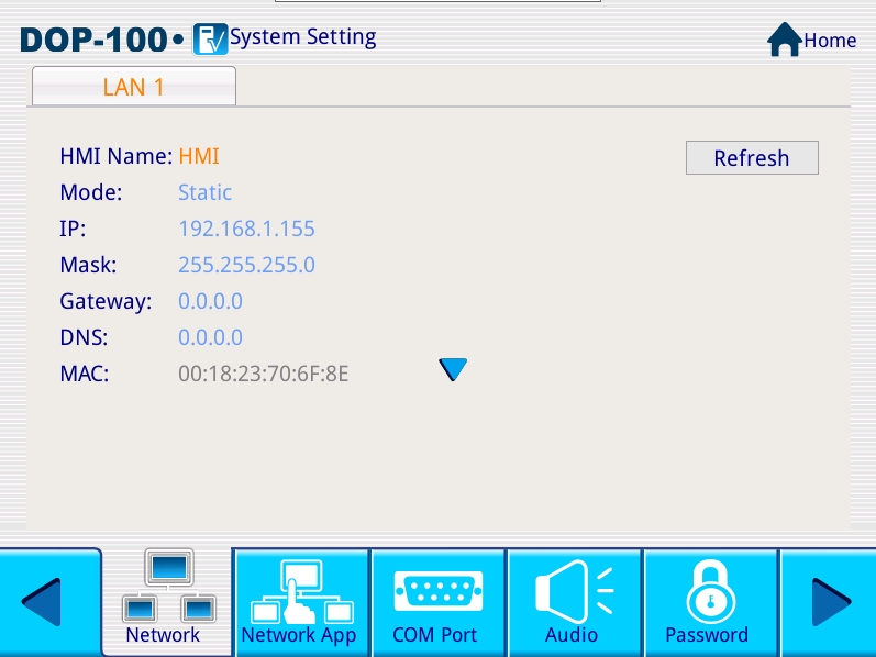 53 Jak połączyć panel HMI serii DOP100 z komputerem po Ethernecie_1